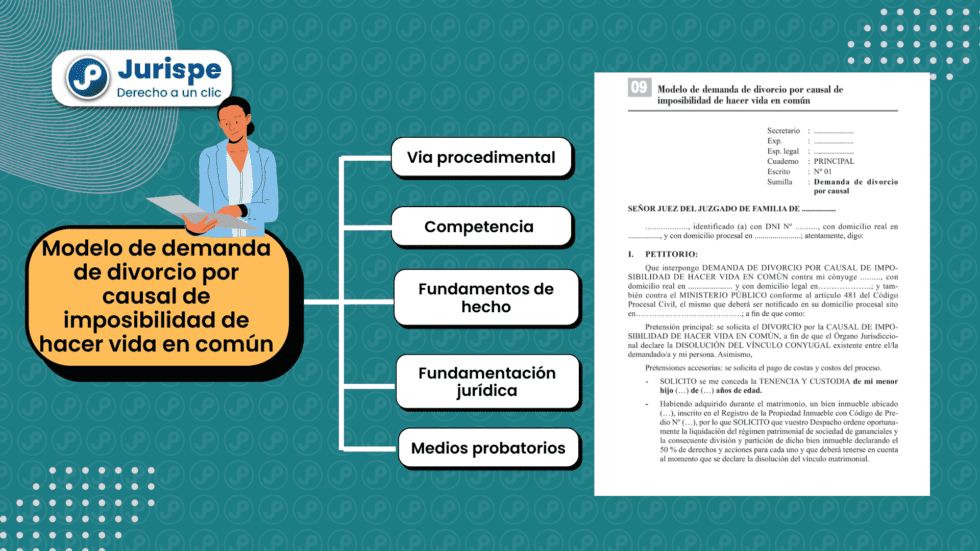 Modelo De Demanda De Divorcio Por Causal De Imposibilidad De Hacer Vida