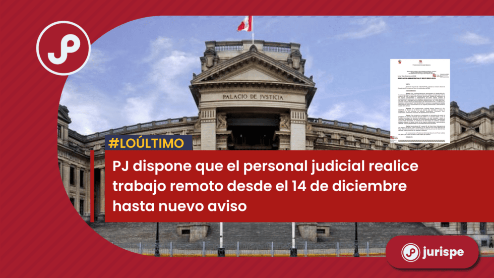 PJ Dispone Que Personal Judicial Y Administrativo Realice Trabajo ...