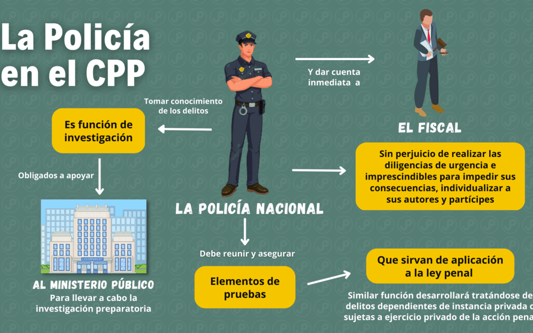 ¿Qué función cumple la Policía Nacional en el proceso penal? Bien explicado