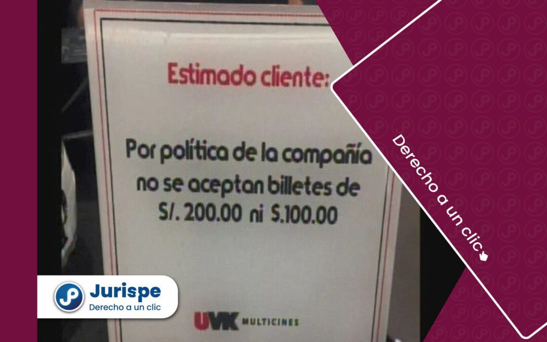 Indecopi multa a empresa por no aceptar billetes de 200 soles [Resolución 0159-2016/CC3]