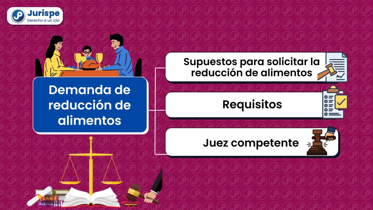 Demanda de reducción de alimentos: supuestos, requisitos, juez