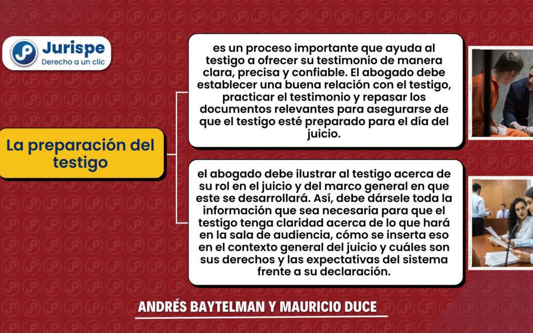 Litigación oral: ¿cómo se prepara a los testigos?