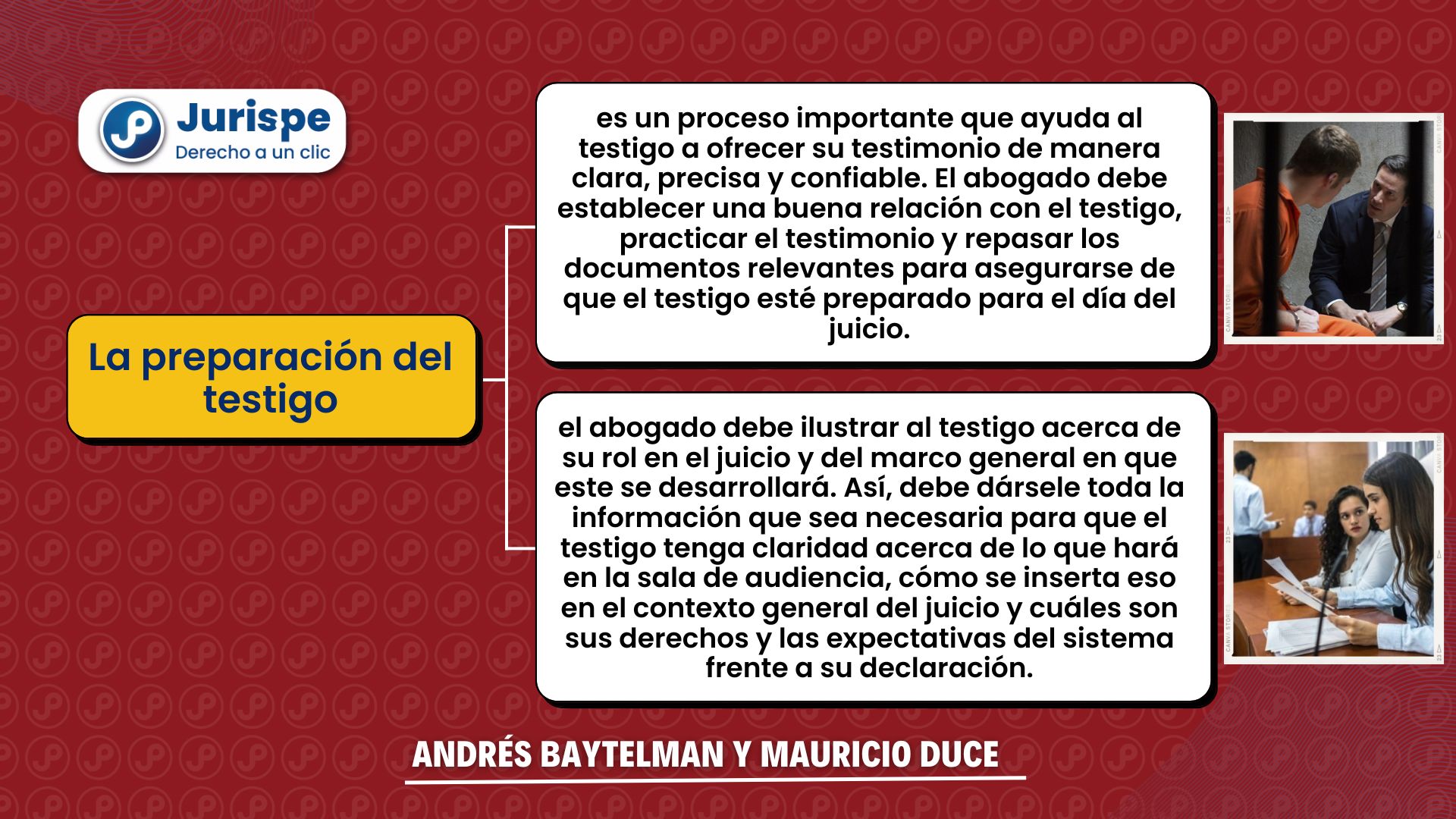 Litigación Oral ¿cómo Se Prepara A Los Testigos Jurispe 3468