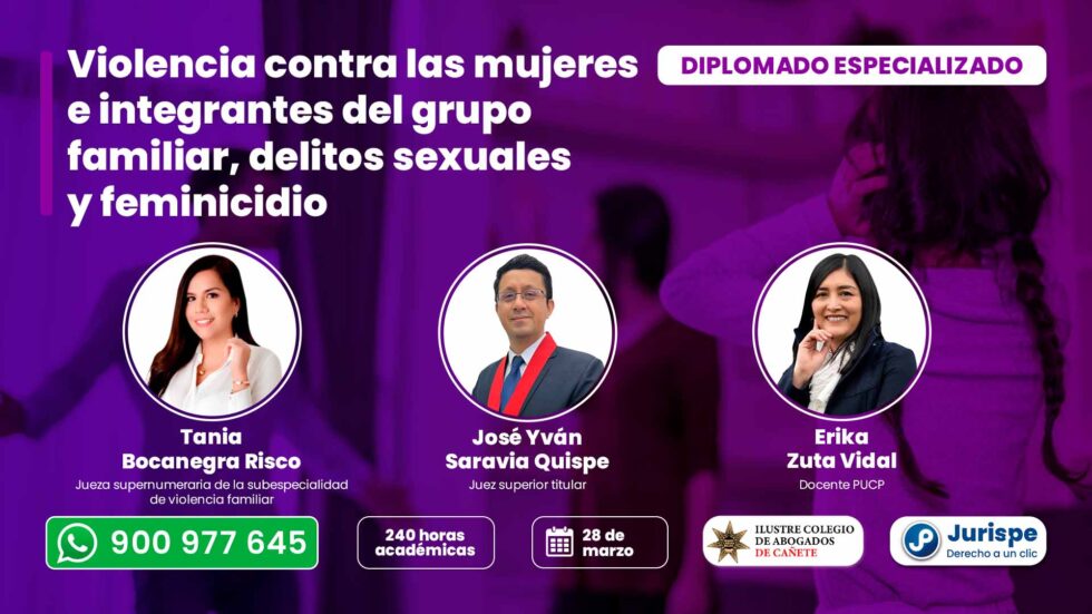 Diplomado En Violencia Contra Las Mujeres E Integrantes Del Grupo Familiar Delitos Sexuales Y 4281