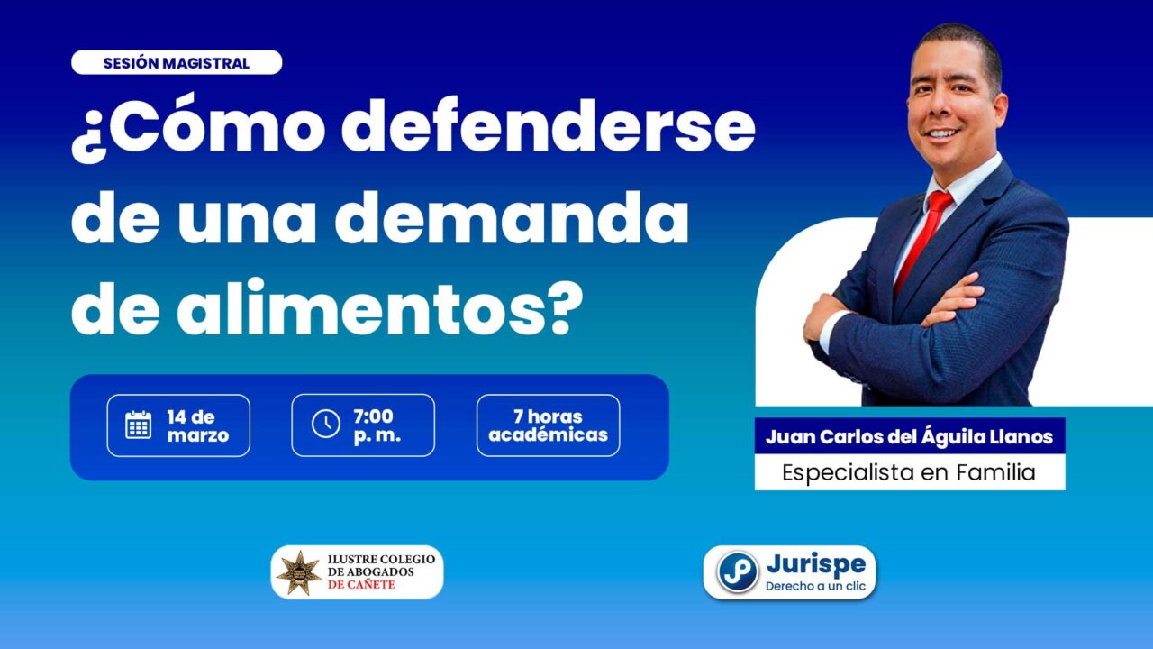 Sesión Magistral Gratuita Sobre Cómo Defenderse De Una Demanda De Alimentos Regístrate Para 7427