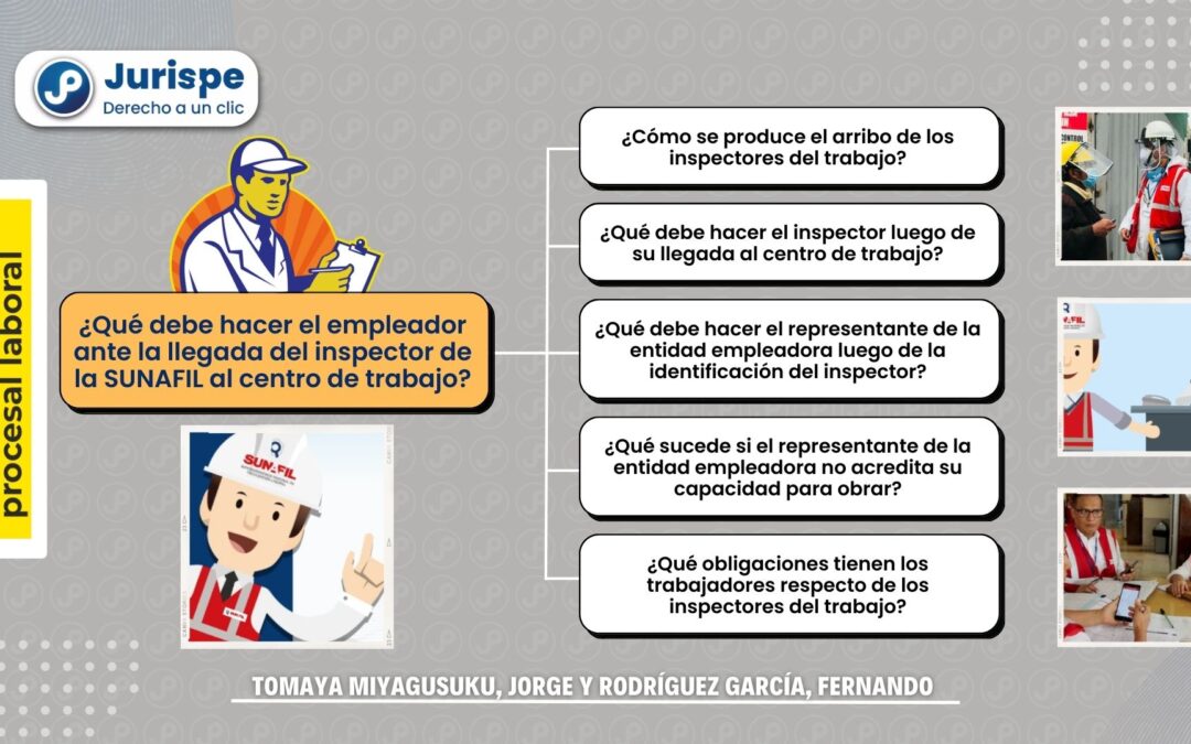 ¿Qué debe hacer el empleador ante la llegada de Sunafil al centro de trabajo?