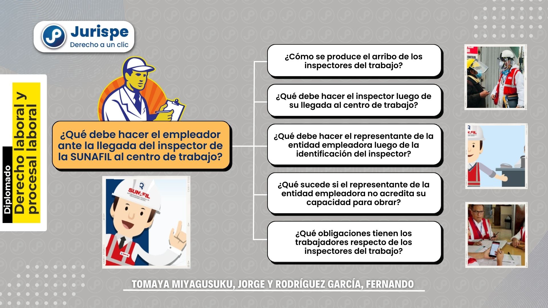 ¿Qué debe hacer el empleador ante la llegada de Sunafil al centro de trabajo?