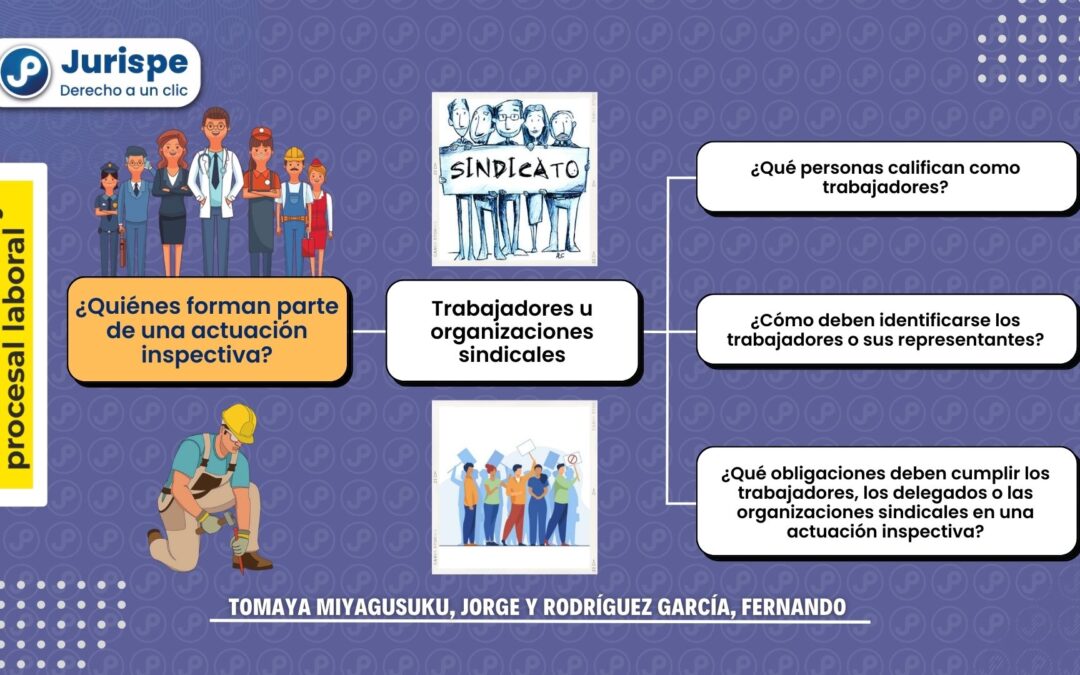 ¿Quiénes forman parte de una inspección de trabajo?