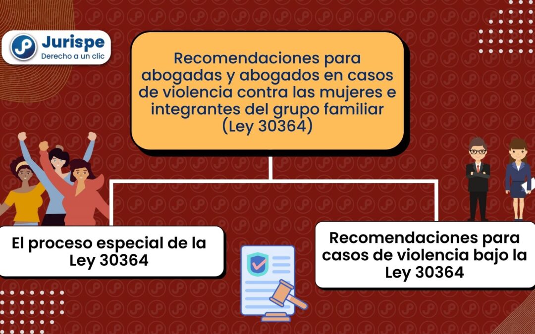 ¿Cómo patrocinar eficazmente casos de violencia contra mujeres e integrantes del grupo familiar (Ley 30364)?