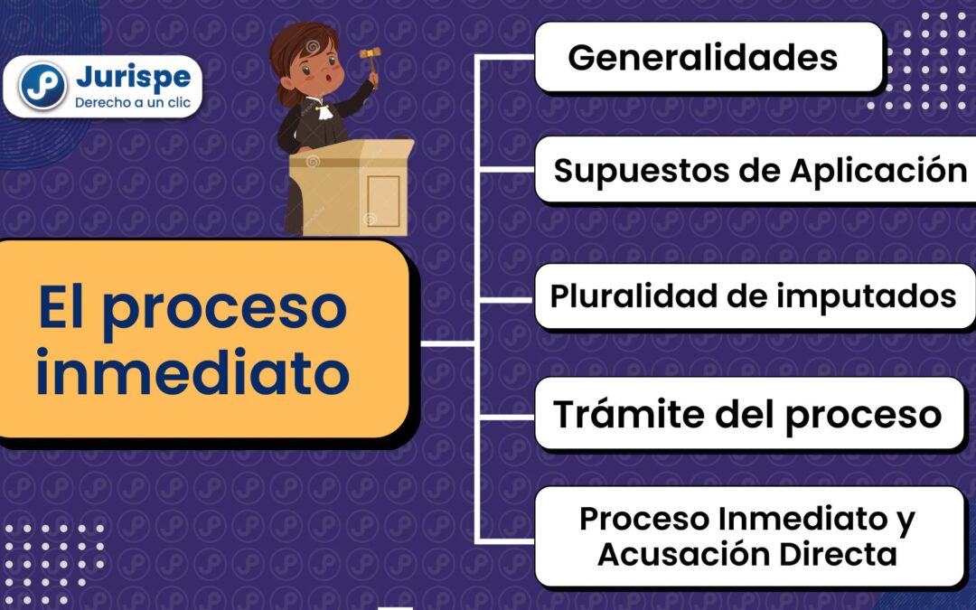 ¿Qué es un proceso inmediato y en qué se diferencia de la acusación directa? Bien explicado