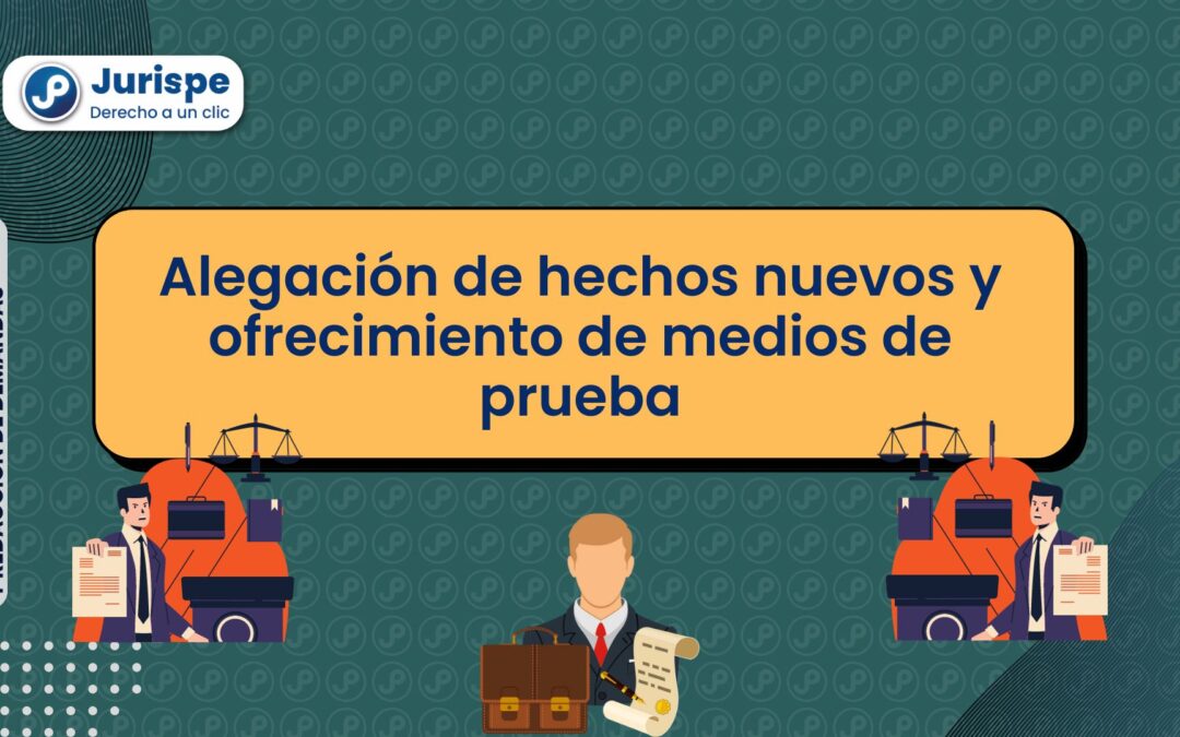 Alegación de hechos nuevos y ofrecimiento de medios de prueba [proceso civil peruano]