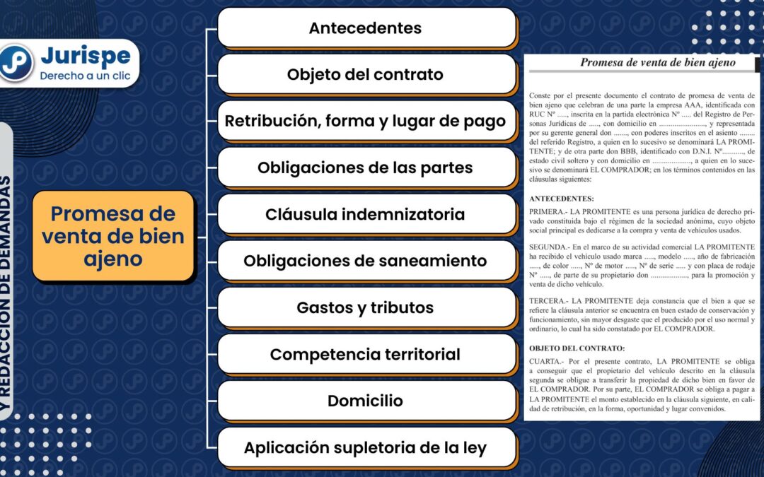 Modelo de contrato de promesa de venta de bien ajeno