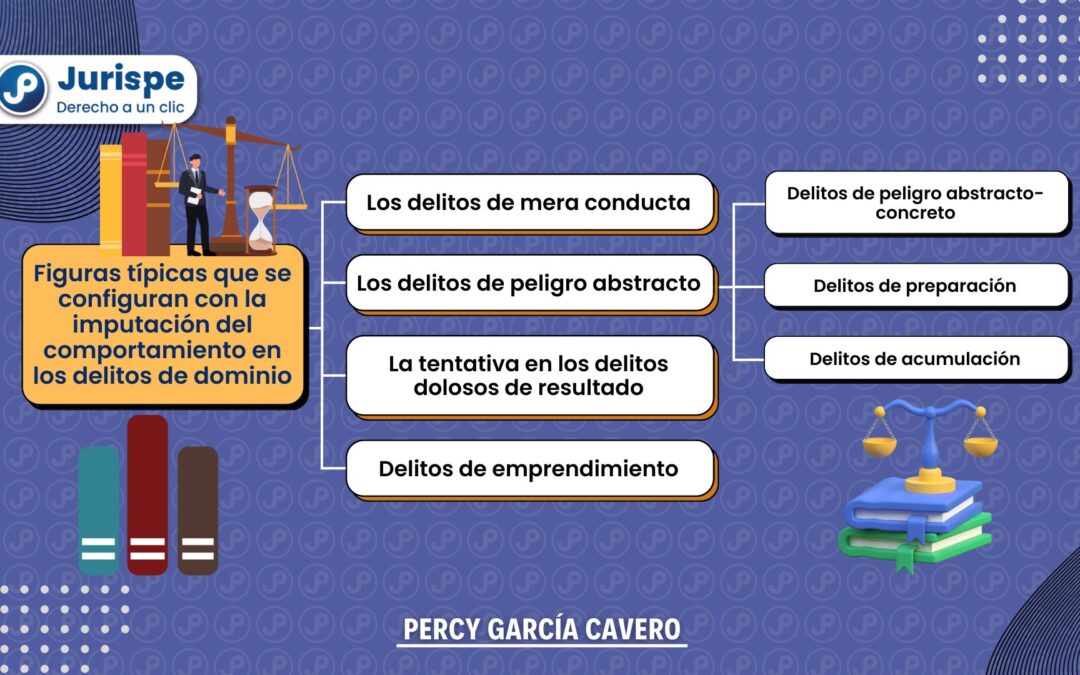 Figuras típicas que se configuran con la imputación del comportamiento en los delitos de dominio