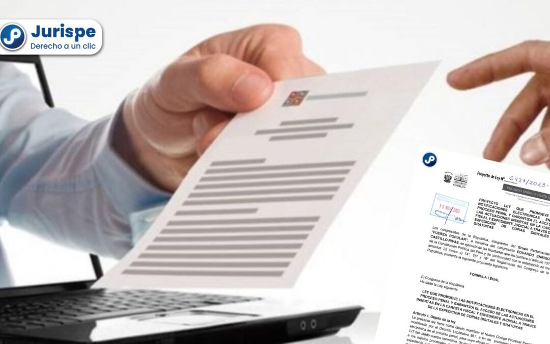 Plantean que copias digitales de la carpeta fiscal y del expediente judicial sean gratuitas. ¿Qué opinas?
