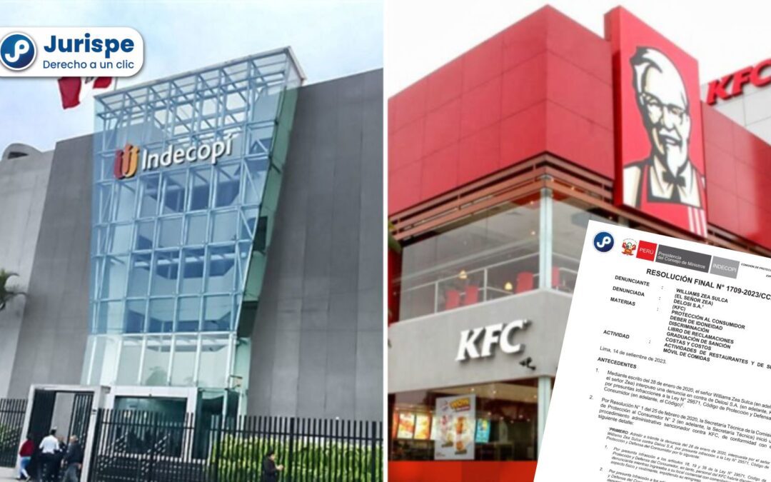 «¿Vas a comer o solo vas a ir al baño?»: cliente fue discriminado al ingresar al KFC (multa) [Resolución 1709-2023/CC2-Indecopi]