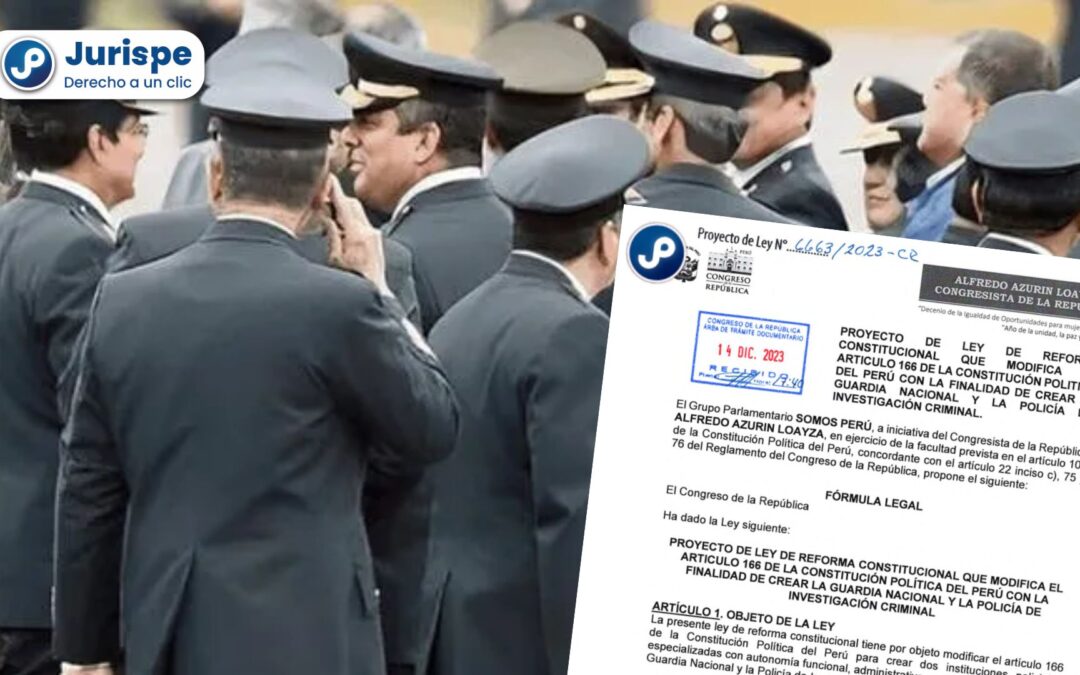 Proponen crear la guardia nacional y la policía de investigación criminal. ¿Qué opinas?
