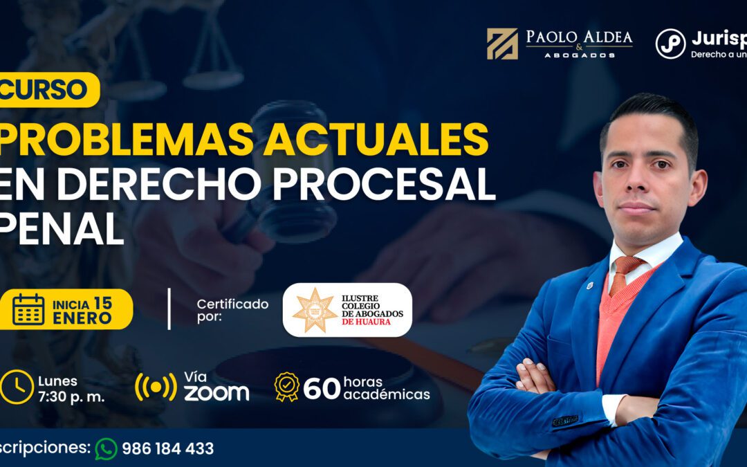 Curso: problemas actuales de derecho procesal penal