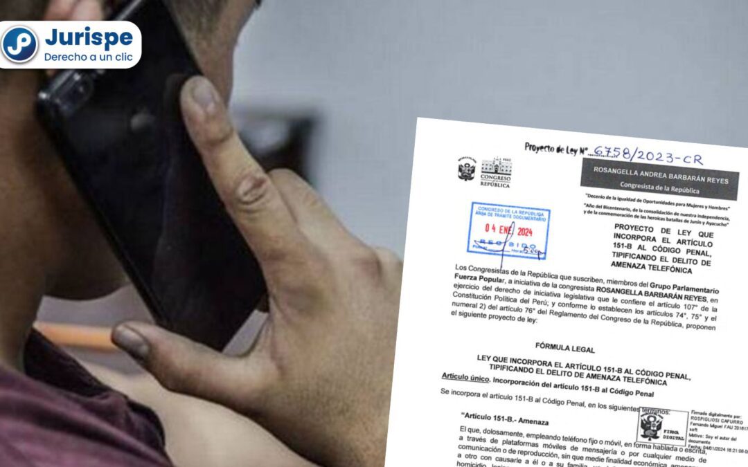 Amenazas telefónicas se sancionarían hasta con 4 años de cárcel. ¿Qué opinas?