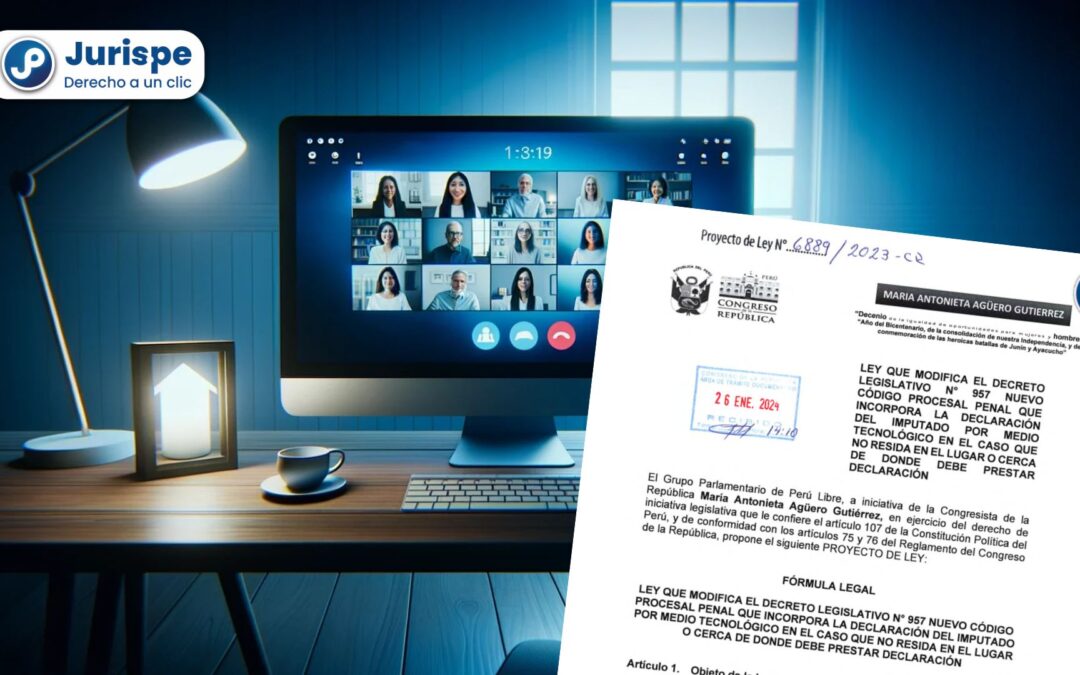 Proponen que imputados puedan prestar su declaración mediante videoconferencia. ¿Qué opinas?