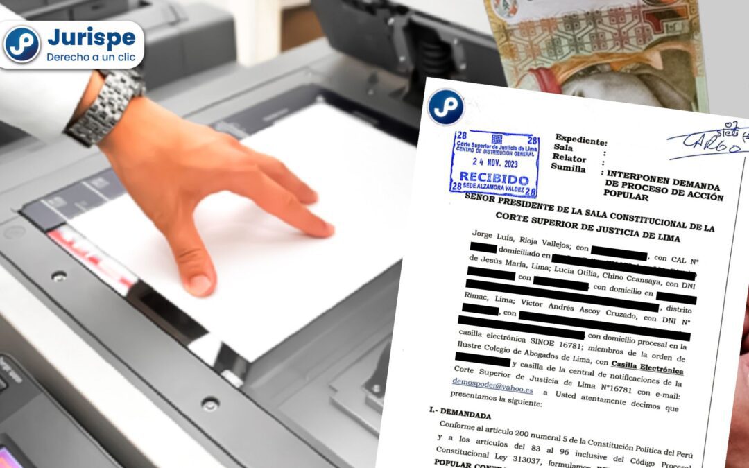 Lea la demanda de acción popular contra el Ministerio Público por elevar el precio de las copias [Exp. 04072-2023]