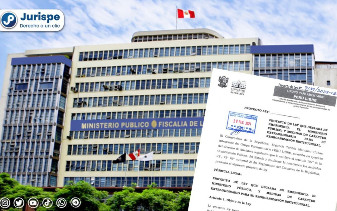 URGENTE | Proponen declarar en emergencia al Ministerio Público por 2 años: suspenderían al Fiscal de la Nación y a la Junta de Fiscales Supremos. ¿Estás de acuerdo?
