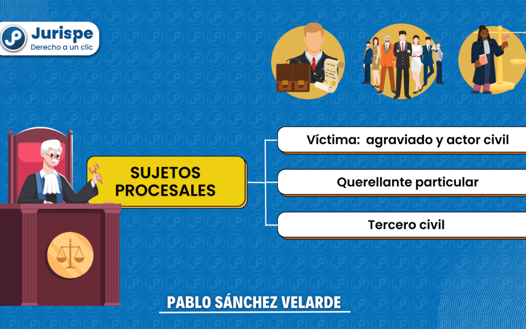 Diferencia entre víctima, querellante y tercero civil. Bien explicado