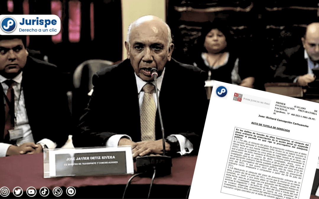 PJ: Declaran infundada tutela de derechos de José Ortiz Rivera (exministro de Alejandro Toledo)