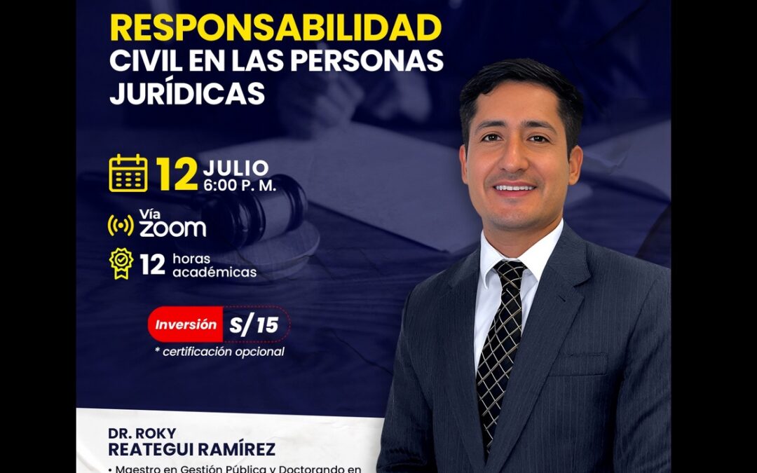 [VÍDEO] Sesión magistral sobre la responsabilidad civil en las personas jurídicas