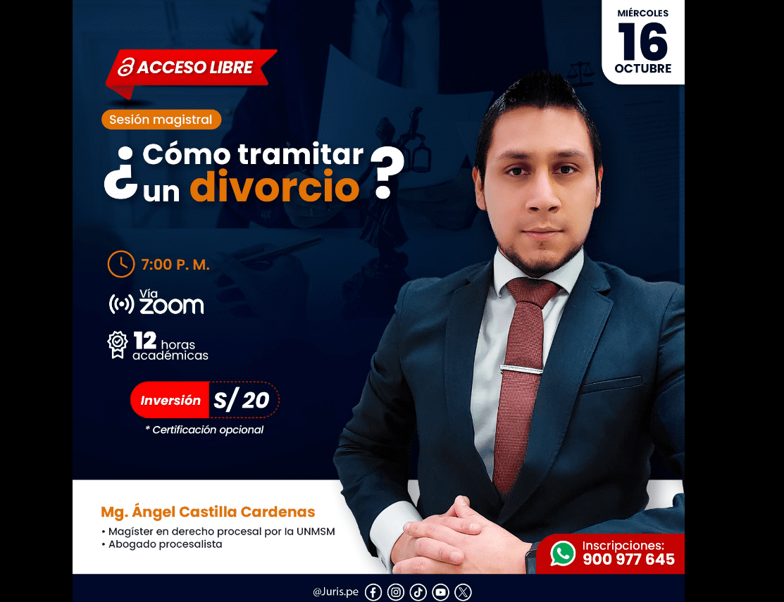 [VÍDEO] Sesión magistral sobre ¿Cómo tramitar un divorcio?