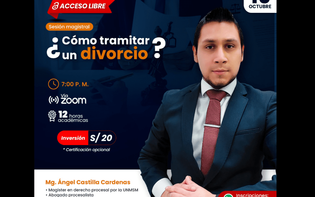 [VÍDEO] Sesión magistral sobre ¿Cómo tramitar un divorcio?