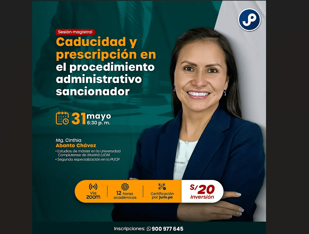 Sesión magistral sobre caducidad y prescripción en el procedimiento administrativo sancionador