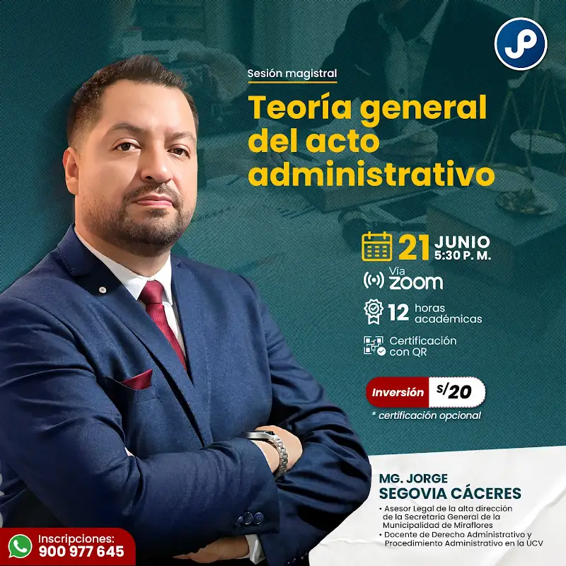 [VÍDEO] Sesión magistral sobre teoría general del acto administrativo