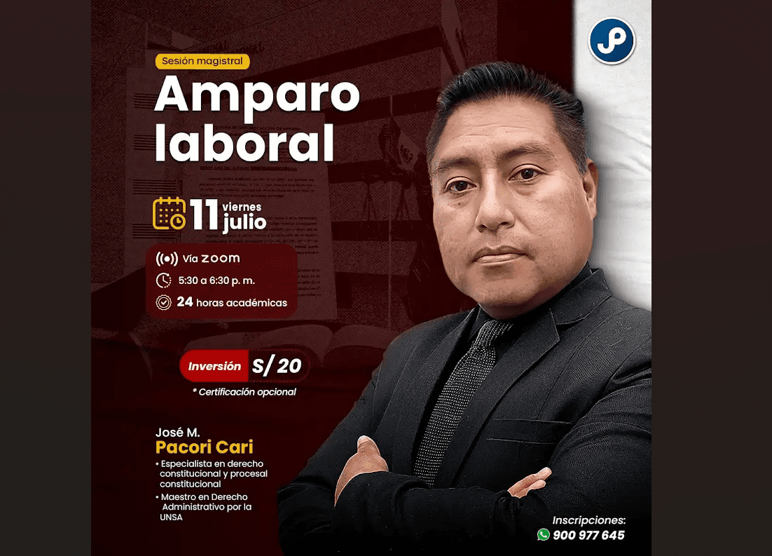 [VÍDEO] Sesión magistral sobre amparo laboral