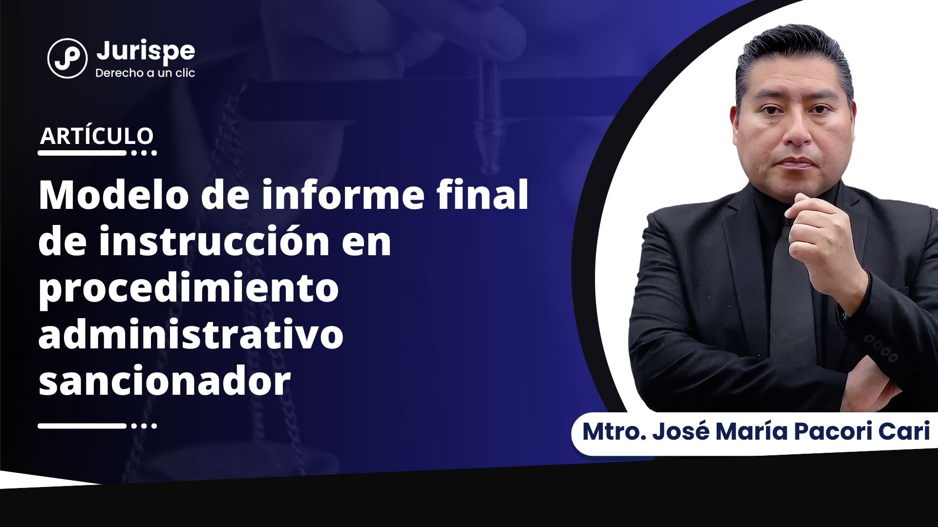 Modelo de informe final de instrucción en procedimiento administrativo sancionador