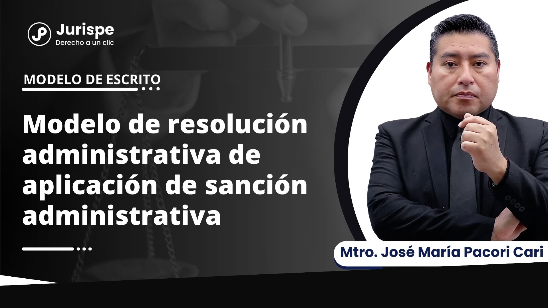 Modelo de resolución administrativa de aplicación de sanción administrativa