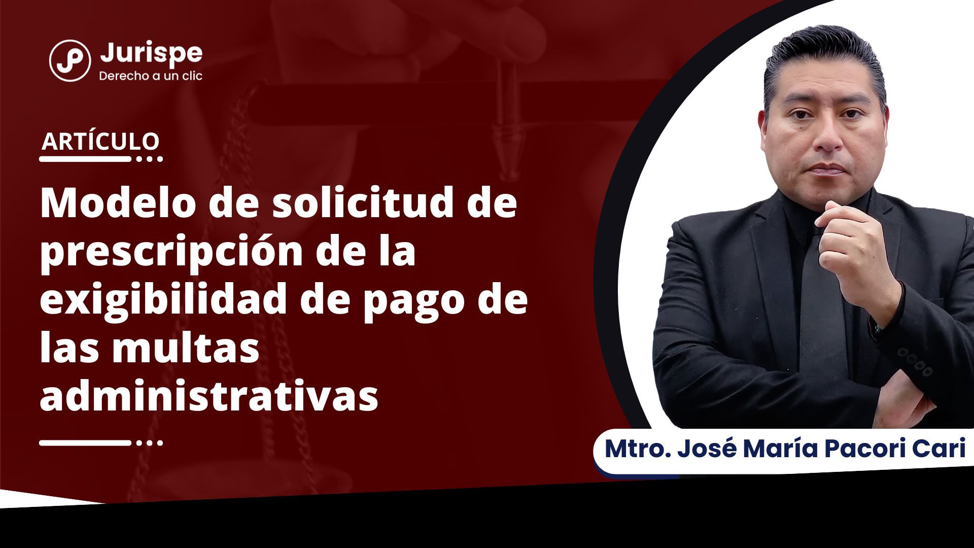 Modelo de solicitud de prescripción de la exigibilidad de pago de las multas administrativas