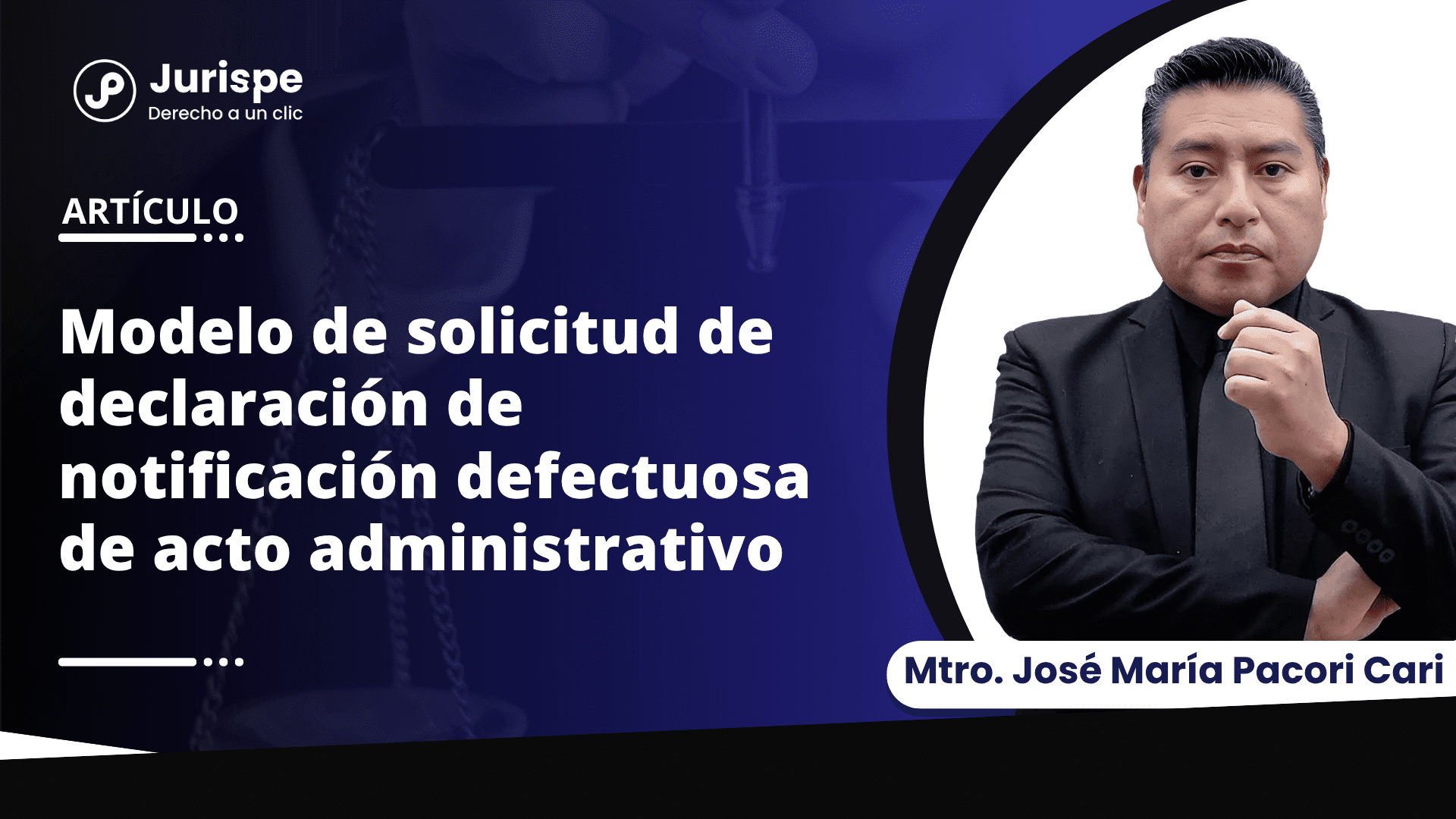 Modelo de solicitud de declaración de notificación defectuosa de acto administrativo