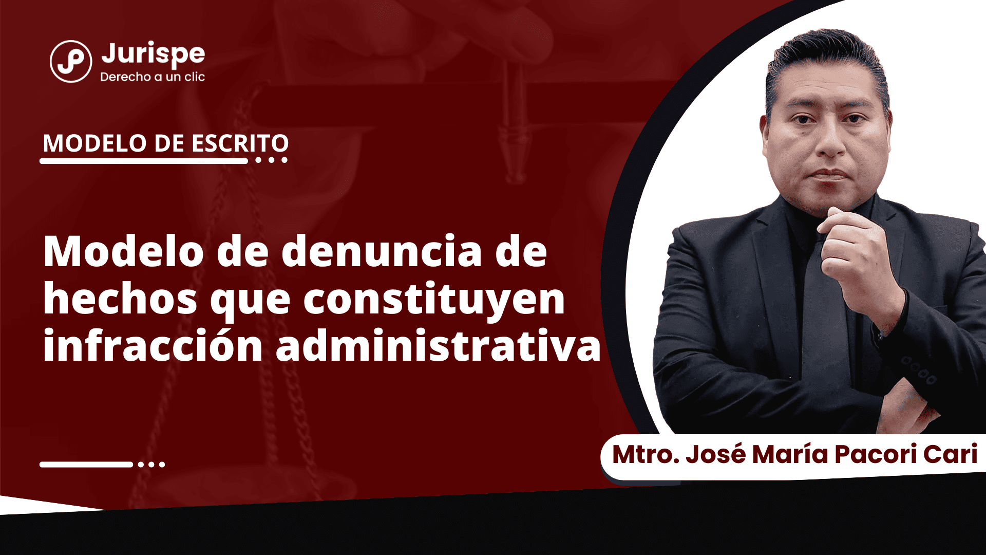 Modelo de denuncia de hechos que constituyen infracción administrativa