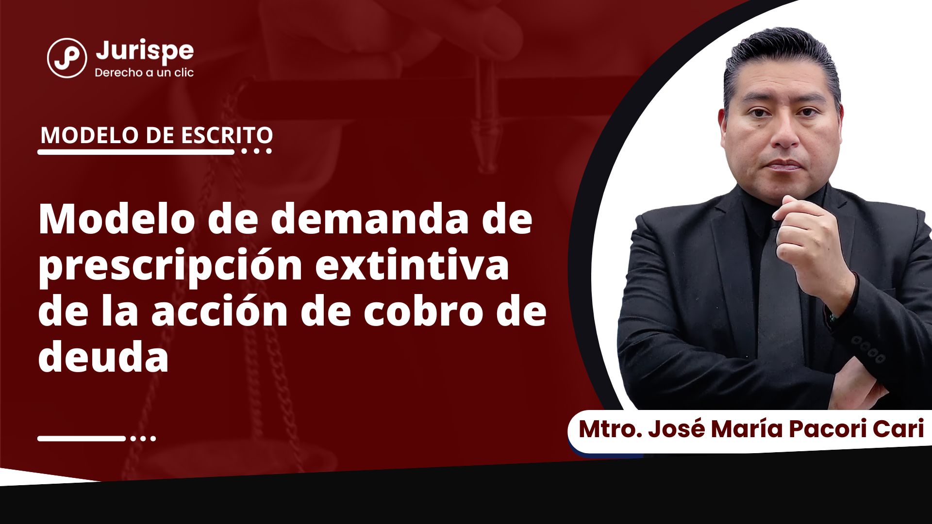 Modelo de demanda de prescripción extintiva de la acción de cobro de deuda