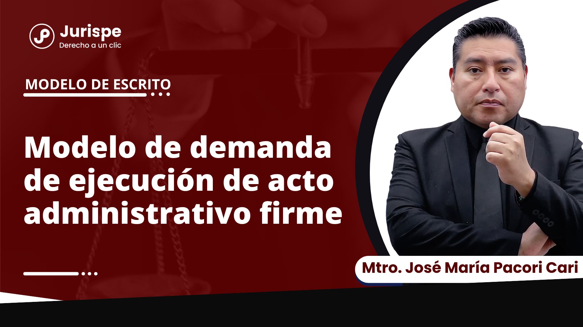 Modelo de demanda de ejecución de acto administrativo firme