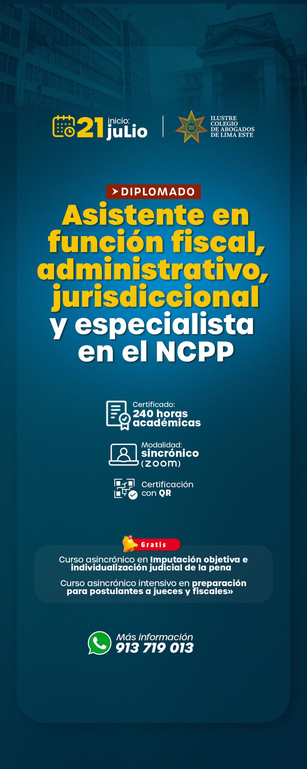 ¡Matricúlate ahora!