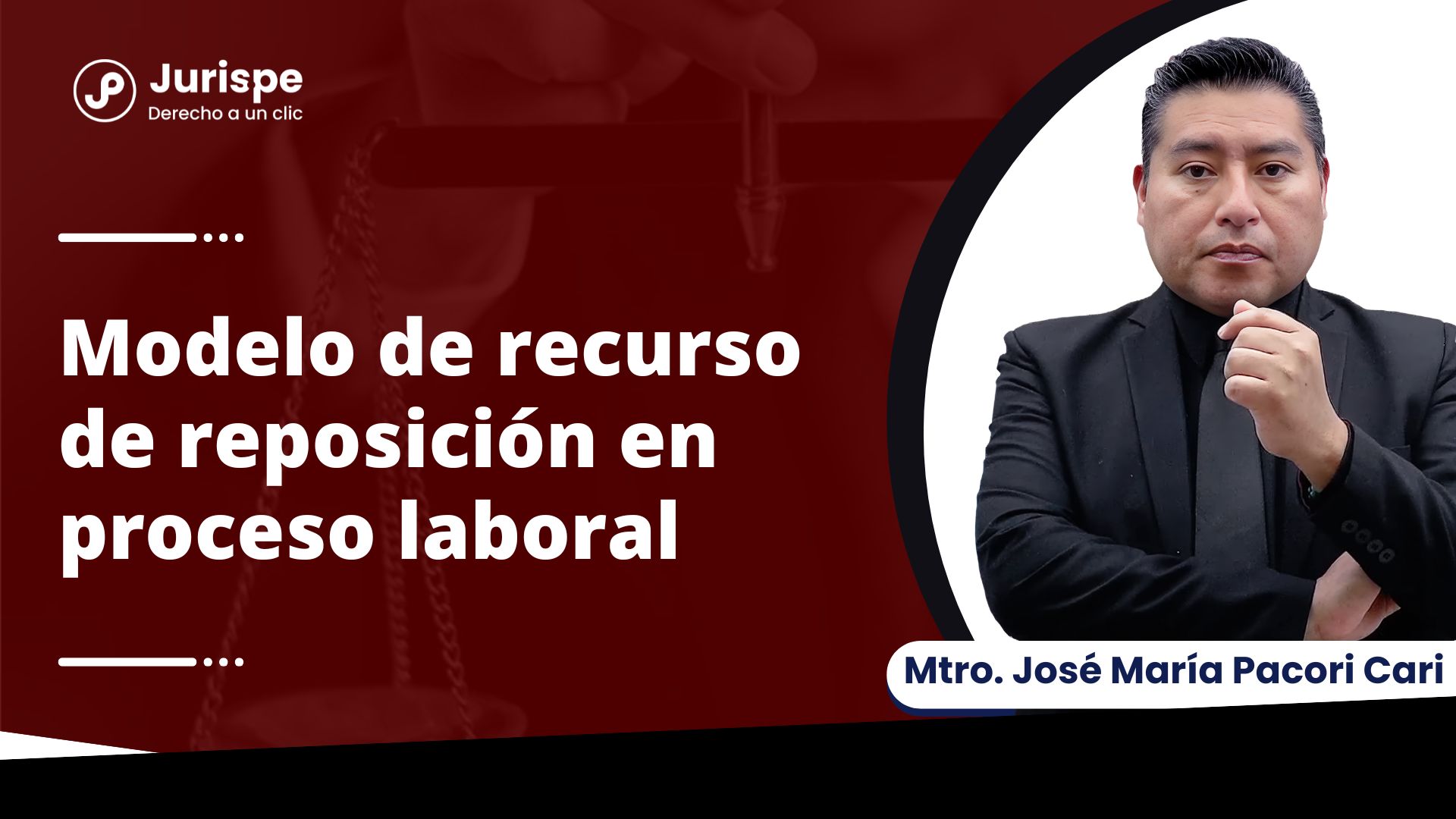 Modelo de recurso de reposición en proceso laboral